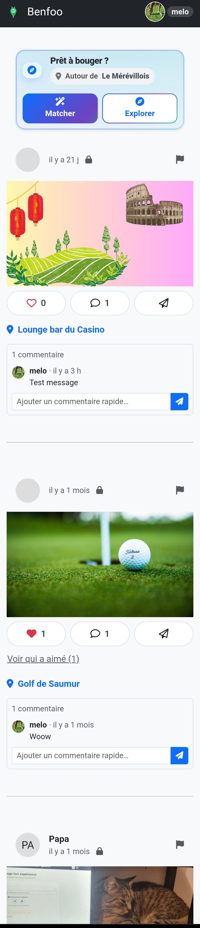 Fil d’actu et posts